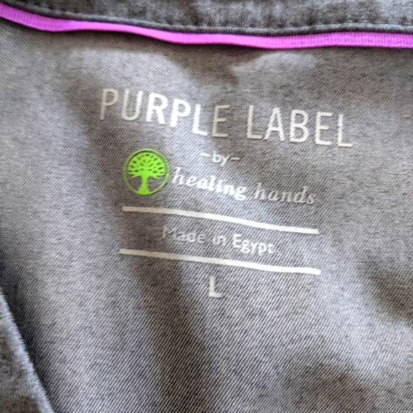 Healing Hands Purple Label Scrub Top - Picture 3 of 7